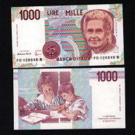 Italy 1000 Lire Unc 3 October1990 Prefix FG---N - Sonstige & Ohne Zuordnung