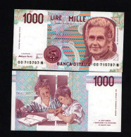 Italy 1000 Lire Unc 3 October1990 Prefix GG---N - Altri & Non Classificati