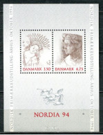 Dänemark Denmark Postfrisch/MNH Year 1992 - Queen Margrethe I Stamp Exhibition Minisheet - Ungebraucht