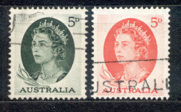 Australia Australien 1963 - Michel Nr. 329 - 330 A O - Gebruikt