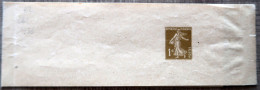 A2 Bande De Journal Neuve Semeuse Camée Bistre-Olive Date 641 (1936) - Bandes Pour Journaux