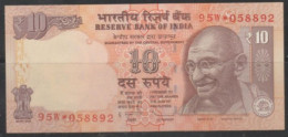 India 10 Rupees - 2013- Replacement Note With Star Prefix. UNC - Inde
