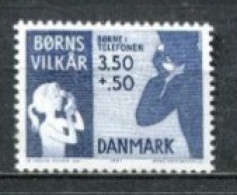 Dänemark Denmark Postfrisch/MNH Year 1991 - Children Help Line Telephone - Nuevos