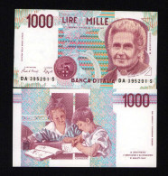 Italy 1000 Lire Unc 3 October1990 Prefix  DA---S - Sonstige & Ohne Zuordnung