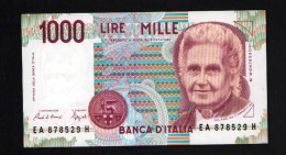Italy 1000 Lire Unc 3 October1990 Prefix  EA---H - Other & Unclassified