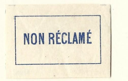 Etiquette Postale  Ancienne   France -  Non Reclame - Altri & Non Classificati
