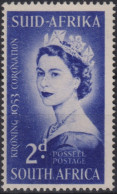 1953 Südafrikanische Union (1910-1961**,  Mi:ZA 231a, Sn:ZA 192, Yt:ZA 193, Queen Elizabeth II - Nuevos