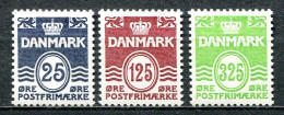 Dänemark Denmark Postfrisch/MNH Year 1990 - Wavy Line Definitives - Ungebraucht