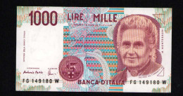 Italy 1000 Lire Unc 3 October1990 Prefix  FG----W - Otros & Sin Clasificación