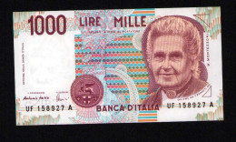 Italy 1000 Lire Unc 3 October1990 Prefix  UF----A - Other & Unclassified