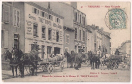 Frouard - Place Nationale Départ Des Voiture De La Maison Cyprien Trottmann - Frouard