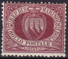 SAINT-MARIN - 25 C. De 1877/90 - Nuevos