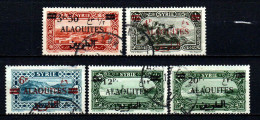 Alaouites- 1925 -  Tb De Syrie Surch - N° 35 à  40 Sauf 37 -  Oblit - Used - Usados