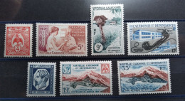 NOUVELLE CALEDONIE - 1960 - N°Yv. 295 à 301 - Série Complète - Neuf * - Neufs