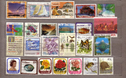 NEW ZEALAND 24 Used (o) Different Stamps Lot #1605 - Lots & Serien