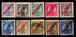 ! ! St. Thomas - 1912 King Manuel (Complete Set) - Af. 111 To 120 - Used (cb 148) - St. Thomas & Prince