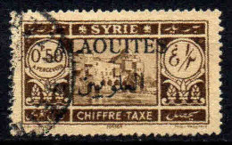 Alaouites- 1930 -  Tb De Syrie Surch - Tb Taxe 6  -  Oblit - Used - Usados