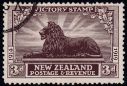 NEW ZEALAND 1920 3 D. (SG 456) USED OFFER! - Usati