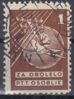 Yugoslavia / Serbia 1938 Temerin ⁕ For Sick PTT Staff, Telegraph / Additional, Charity ⁕ Used Cinderella - Bienfaisance