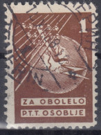 Yugoslavia / Serbia 1938 Temerin ⁕ For Sick PTT Staff, Telegraph / Additional, Charity ⁕ Used Cinderella - Liefdadigheid