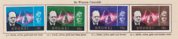BRUNEI  - 1966 Churchill Set Hinged Mint - Brunei (...-1984)