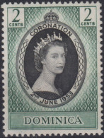 1953  Dominica (...-1978) *F  Mi:DM 137, Sn:DM 141, Yt:DM 136, Queen Elizabeth II - Dominica (...-1978)