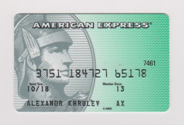 Russian Standart Bank RUSSIA American Express Expired - Geldkarten (Ablauf Min. 10 Jahre)