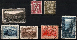 Luxembourg , Luxemburg 1921- 1930   MI 134, 147,163, 164, 207, 232,233, RESTLOT , GESTEMPELT; OBLITERE - Oblitérés