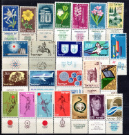 ISRAEL - Lot Timbres Neufs Avec Tab - 1960 / 1969 - Collections, Lots & Series