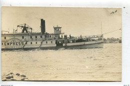 Montréal Carte Photo Bateau Empress - Montreal