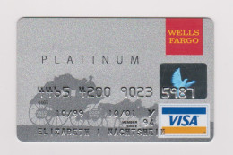 Wells Fargo USA VISA Platinum Expired - Credit Cards (Exp. Date Min. 10 Years)