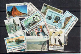 ANTARCTIC TERRITORIES. NEW-ZEALAND ROSS & AUSTRALIA ANTARCTIC TERRITORIES. Lot De 15 T-p Oblitérés # 1 - Mezclas (max 999 Sellos)