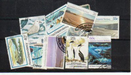 ANTARCTIC TERRITORIES. NEW-ZEALAND ROSS & AUSTRALIA ANTARCTIC TERRITORIES. Lot De 15 T-p Oblitérés # 7 - Mezclas (max 999 Sellos)