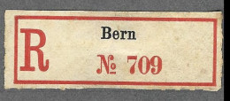 Recepisse  Ancien   De Lettre Recommandee   -  Suisse - Bern - Andere & Zonder Classificatie