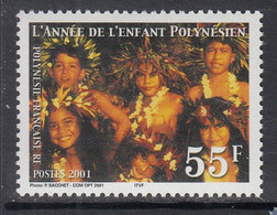 2001 French Polynesia Year Of The Polynesian Child  Complete Set Of 1 MNH - Neufs