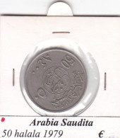 ARABIA SAUDITA 50 HALALA  ANNO 1979 COME DA FOTO - Arabia Saudita