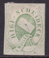 Switzerland Local Hotel Post, Rigi Scheideck,  Heavily Mounted - Revenue Stamps