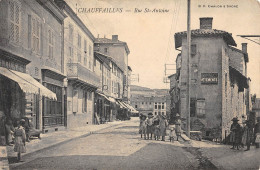 CPA 71 CHAUFFAILLES / RUE SAINT ANTOINE - Other & Unclassified