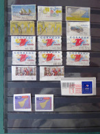 Spain Postal Labels Tourism Car Ship Letter Map - Machine Labels [ATM]