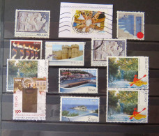 Greece 2002-2018 Kayak Hands Fort Archaeology - Used Stamps