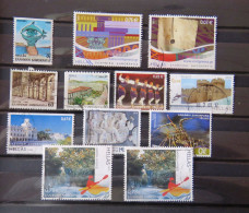 Greece 1988-2012 Dolphins Buildings Dance Kayak - Used Stamps