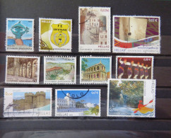 Greece 1988-2011 Sport Dolphins Fort Dance Buildings - Used Stamps