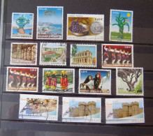 Greece 1988-2006 Dolphins Buildings Dance Fort Grapes - Used Stamps