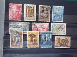 Greece 1957-1970 Olympic Games Archaeology Map Angel - Usados