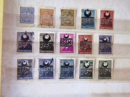 Turkey Oficial 1948-1957 - Dienstzegels