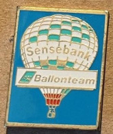 MONTGOLFIERE - BALLON - BALLOON - BALLON - A  AIR CHAUD - SENSEBANK - BANQUE - BALLONTEAM -    (31) - Fesselballons