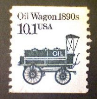 United States, Scott #2130, Used(o), 1985 Coil, Transportation Series: Oil Wagon, 510.1¢, Slate Blue - Usados