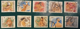 1986 Michel-Nr. 1609-1618C Gestempelt - Used Stamps