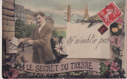 LE SECRET DU TIMBRE " Ne M'oublie Pas " - Timbres (représentations)