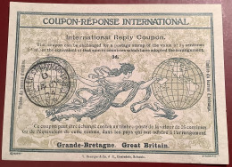 CHARLES ST HAYMARKET 1924 (London) Coupon-réponse International 3d Great Britain (hay Foin Agriculture Market Marché IAS - Material Postal